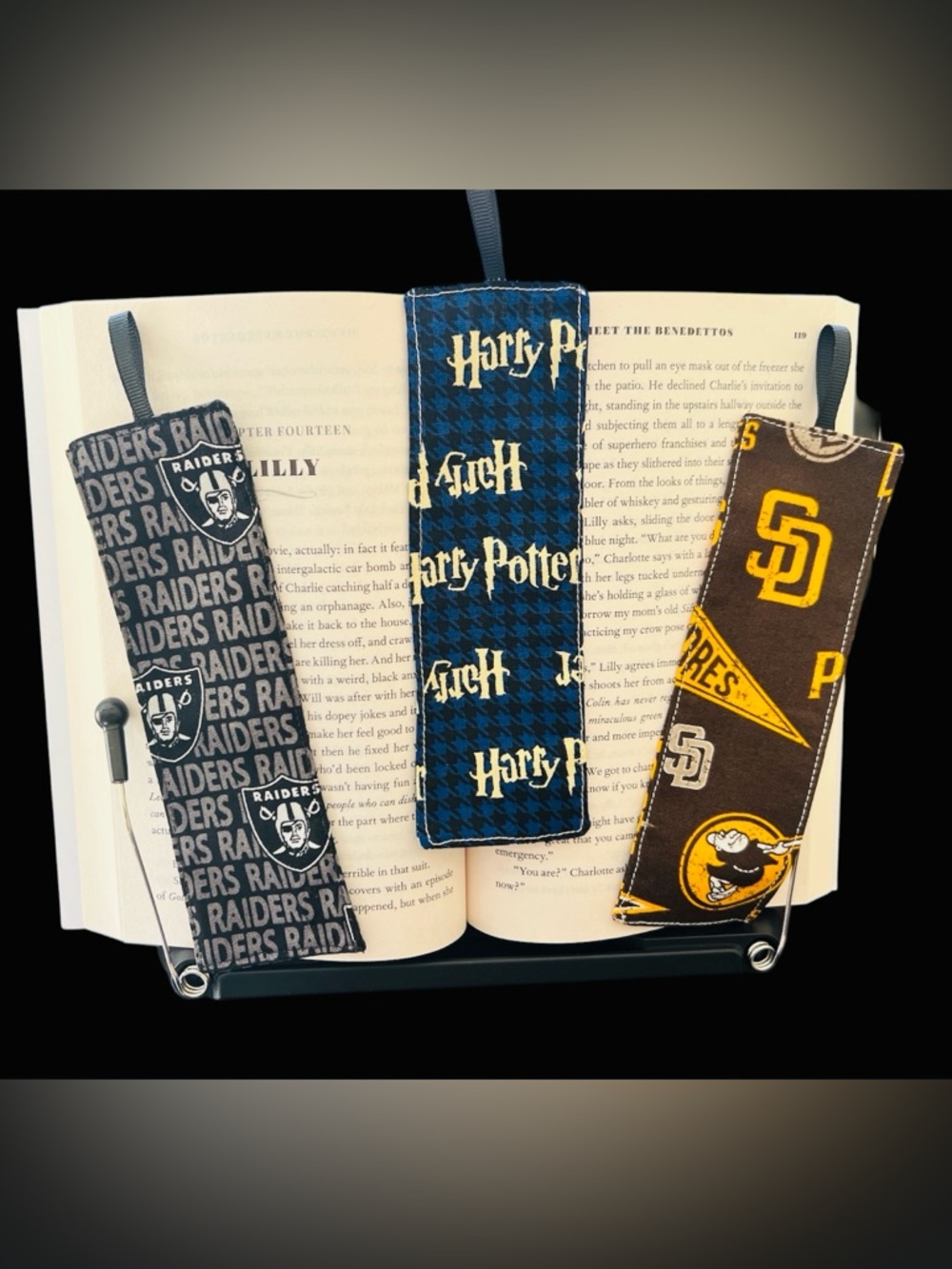 Handmade Fun Fabric Bookmarks
